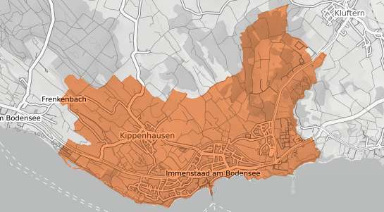 Mietspiegelkarte Immenstaad am Bodensee Immenstaad